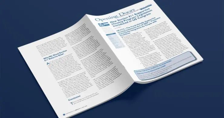 Opening Doors 31: New Section 811 Supportive Housing Program Legislation