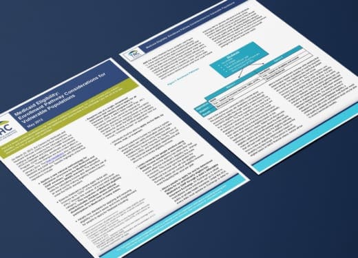 Medicaid Eligibility: Enrollment Pathway Considerations for Vulnerable Populations, May 2012