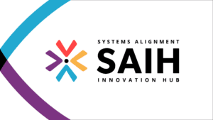 The Systems Alignment Innovation Hub logo, which includes a star shape with bright colors