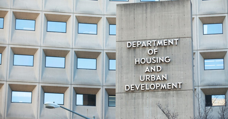 Exterior of U.S. Housing and Urban Development building in Washington, D.C.